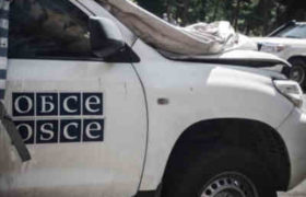 დონბასში ეუთოს ავტომანქანა ააფეთქეს