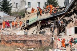 პოლონეთში სახლი ჩამოინგრა