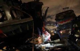 მოსკოვში ელექტრო და სამგზავრო მატარებლები შეეჯახა