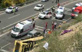 თურქეთში ავარიის შედეგად დაღუპულთა რიცხი 23-მდე გაიზარდა