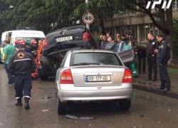ავარია რესტორან "ფაეტონთან" – ბელიაშვილის ქუჩაზე საცობია