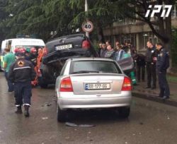 ავარია რესტორან "ფაეტონთან" – ბელიაშვილის ქუჩაზე საცობია