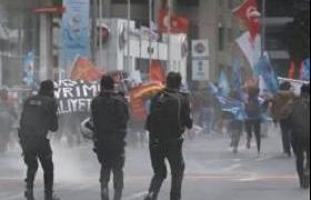 სტამბოლის პოლიციამ ტაქსიმის მოედანზე 207 დემონსტრანტი დააკავა