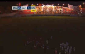 ავჭალაში ინგლისი-უელსის სარაგბო მატჩზე შუქი ჩაქრა