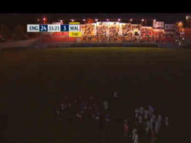 ავჭალაში ინგლისი-უელსის სარაგბო მატჩზე შუქი ჩაქრა