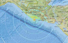 გვატემალაში 6.8 მაგნიტუდის სიმძლავრის მიწისძვრა მოხდა