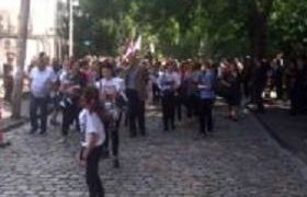 კონგოში გატაცებული ქართველი მფრინავის მხარდასაჭერ აქციაზე 2 პირი დააკავეს