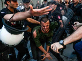 სტამბოლში პოლიციამ ლგბტ აქცია დაარბია