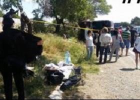 თელეთის გზაზე ავტობუსი ამობრუნდა, არიან დაშავებულები