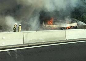 17 მგზავრი ავტობუსში დაიწვა - ავტოკატასტროფა გერმანიაში
