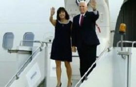 აშშ-ის ვიცე-პრეზიდენტი მაიკ პენსი თბილისში ჩამოვიდა