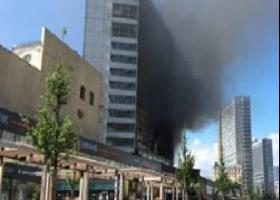 მოსკოვში 27-სართულიან შენობაში ხანძარი გაჩნდა