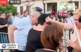 აღმაშენებელზე დაპირისპირებისას 1 ქალი დაშავდა