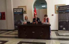 თურქეთის ელჩმა შარშანდელ სახელმწიფო გადატრიალების მცდელობასთან დაკავშირებით პრესკონფერენცია გამართა