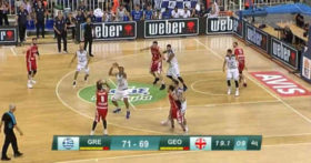 საქართველოს ნაკრებმა კალათბურთში ათენში საბერძნეთს მოუგო - ცინცაძის გადამწყვეტი სამქულიანი