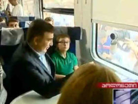 მატარებელი სააკაშვილთან ერთად დაიძვრება ლვოვისკენ