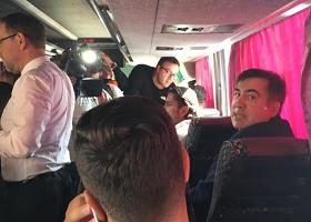 "პოროშენკომ მძევლად აიყვანა ეს ადამიანები" - მატარებელი უკრაინაში არ გაემგზავრება, სანამ მიხეილ სააკაშვილი არ დატოვებს ტრანსპორტს