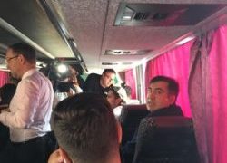 სააკაშვილმა ჟეშოვში ბრიფინგი გააუქმა და კრაკოვეცისკენ დაიძრა