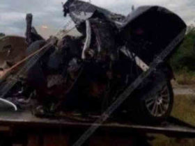 სომხეთიდან მომავალი ავტობუსი ნატახტართან მსუბუქ მანქანას დაეჯახა - 2 დაღუპული და 1 დაშავებული