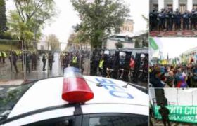 კიევის ცენტრში და რადასთან პოლიციაა მობილიზებული