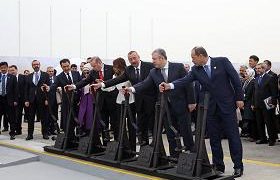ბაქო-თბილისი-ყარსის სარკინიგზო მაგისტრალი ოფიციალურად გაიხსნა
