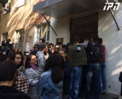 თბილისის 67-ე საჯარო სკოლასთან პოლიცია მივიდა