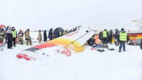 რუსეთში სამგზავრო თვითმფრინავი ჩამოვარდა - 2 ადამიანი დაიღუპა