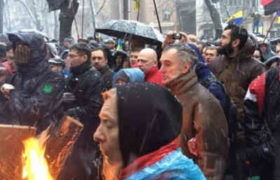 "იმპიჩმენტის მარშის" მონაწილეები სააკაშვილთან მივიდნენ