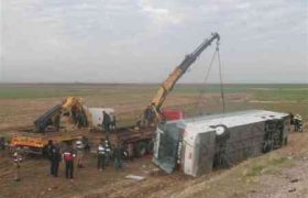 9 დაღუპული - თურქეთში ავტობუსი გადაბრუნდა 