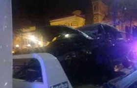 რუსთაველზე ერთმანეთს 7 მანქანა დაეჯახა