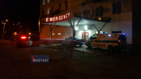 ავარია რუსთავში - ქმარი ცოლს დაეჯახა