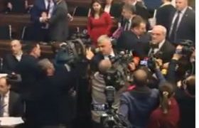 გია გაჩეჩილაძემ და გიორგი ვაშაძემ ერთმანეთს აგინეს - ვიდეო