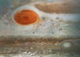 NASA-მ იუპიტერის დიდ წითელ ლაქას ახალი ფოტო გადაუღო