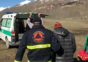 მწყინვარწვერზე დაღუპული ბელგიელი მთამსვლელი მაშველებმა გადმოასვენეს