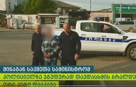 ლანჩხუთში დააკავეს 2 ძმა, რომლებმაც მათი საქმის გამომძიებელი ცემეს - ვიდეო