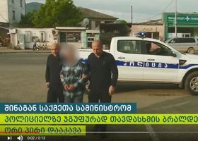 ლანჩხუთში დააკავეს 2 ძმა, რომლებმაც მათი საქმის გამომძიებელი ცემეს - ვიდეო