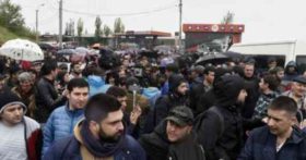 საქართველო–სომხეთის საზღვარზე ტვირთბრუნვა შეჩერდა