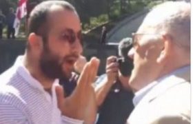 გიორგი რუხაიამ გრიშა ონიანს ქვეყნის გამყიდველი უწოდა - ჩხუბი ვაკის პარკში - ვიდეო