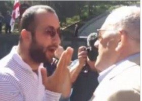 გიორგი რუხაიამ გრიშა ონიანს ქვეყნის გამყიდველი უწოდა - ჩხუბი ვაკის პარკში - ვიდეო