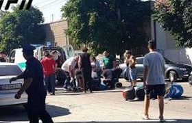 თელავში მანქანა „საქართველოს ფოსტის“ მოტოციკლს დაეჯახა