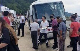 თურქეთში ავარიის შედეგად საქართველოს 11 მოქალაქე დაშავდა თურქეთში ავარიის შედეგად საქართველოს 11 მოქალაქე დაშავდა