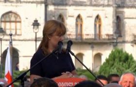 სანდრა რულოვსი - ”მე და მიშას 17 ნოემბერს ქორწინების 25 წლისთავი გვაქვს და გვინდა, ეს ზუგდიდში აღვნიშნოთ”