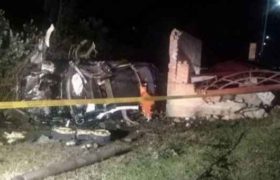 ცაიშში მანქანა ბეტონის კედელს შეეჯახა - 2 ახალგაზრდა დაიღუპა ცაიშში მანქანა ბეტონის კედელს შეეჯახა - 2 ახალგაზრდა დაიღუპა