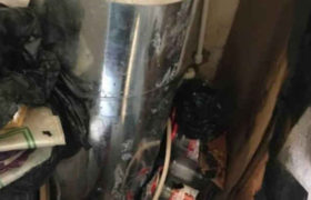 რუსთავში, საცხოვრებელი ბინის მე-8 სართულზე, წყლის გამათბობელს ცეცხლი გაუჩნდა რუსთავში, საცხოვრებელი ბინის მე-8 სართულზე, წყლის გამათბობელს ცეცხლი გაუჩნდა