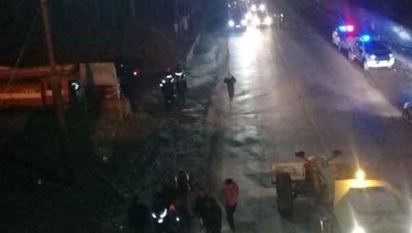 ხაშურთან სატვირთო მანქანა რკინიგზის ხიდს დაეჯახა