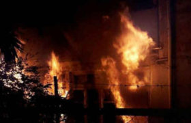 გურჯაანის მერიაში ხანძარი გაჩნდა