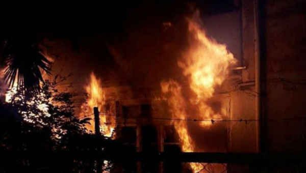 გურჯაანის მერიაში ხანძარი გაჩნდა