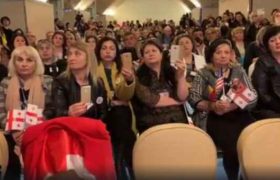 რომში სააკაშვილის მომხრეებსა და მოწინააღმდეგეებს შორის შელაპარაკება მოხდა