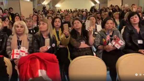 რომში სააკაშვილის მომხრეებსა და მოწინააღმდეგეებს შორის შელაპარაკება მოხდა