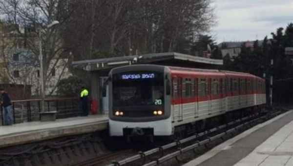 მეტროსადგურ გოცირიძეზე ელექტროსადენებს ცეცხლი გაუჩნდა